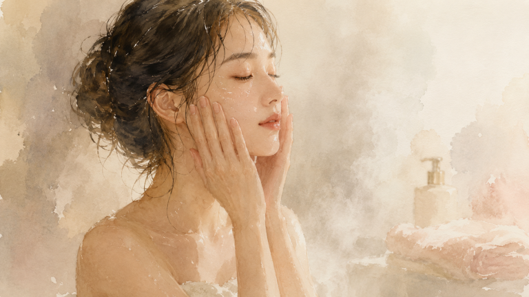 お風呂の入り方で肌が変わる ― 温度・時間・保湿の「ゴールデンルール」